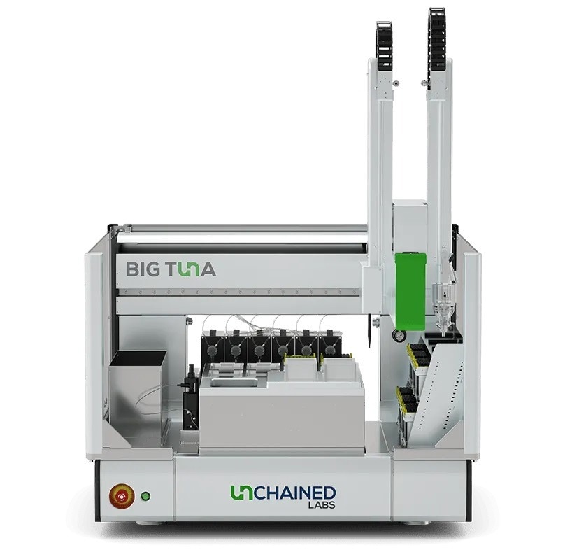 Big Tuna—Automated buffer exchange solution
